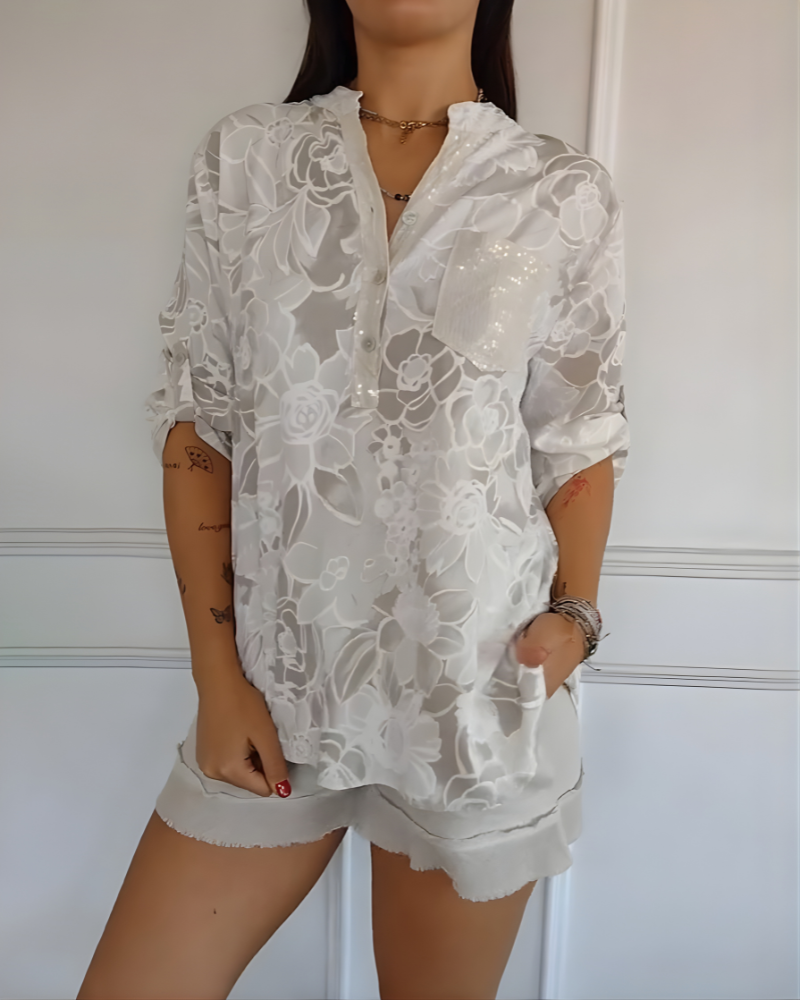 Holly™ | Floral Print Blouse