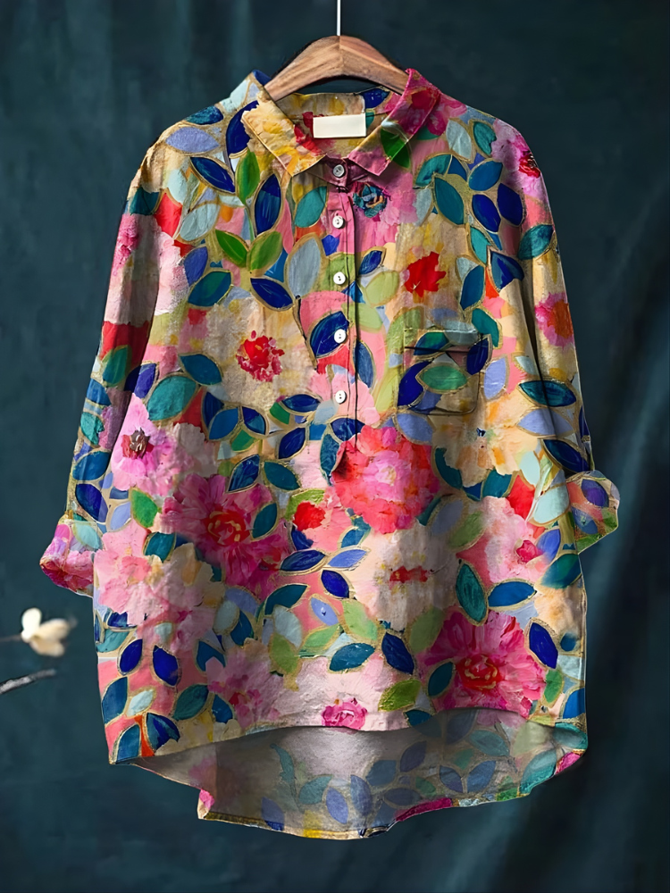 Tresha™ | - Playful Print Blouse