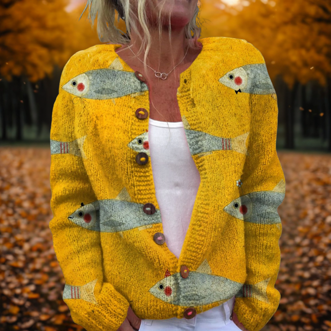 Andie™ | - Sardines Art Cardigan