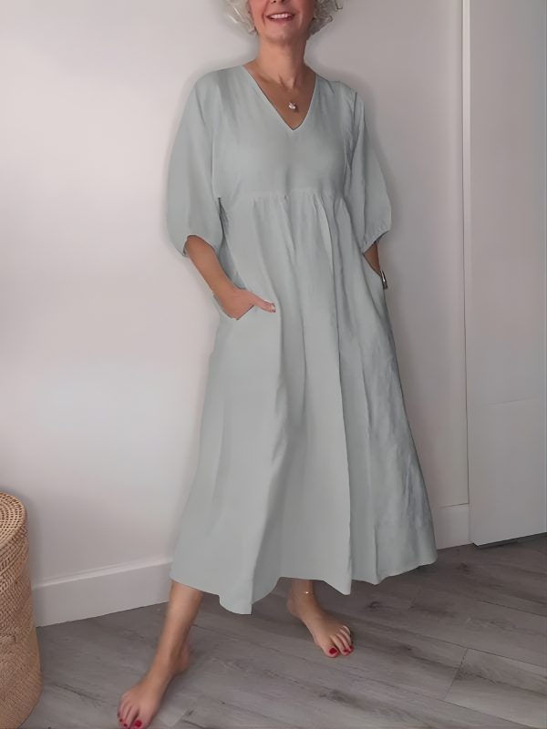 Daisy™ | Elegance V-Neck Maxi Dress