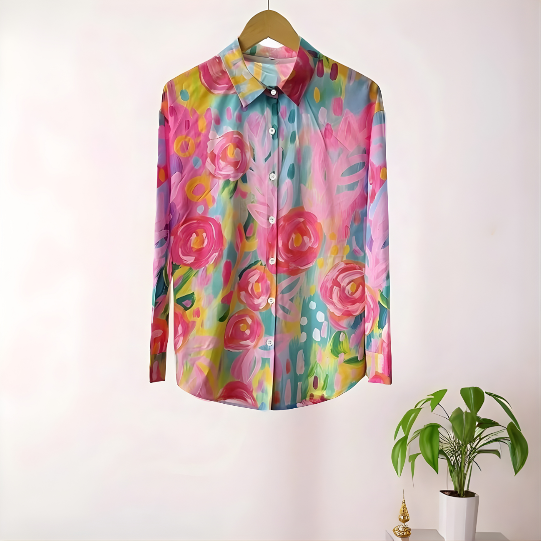 Arleth™ | Colorful Pattern Blouse