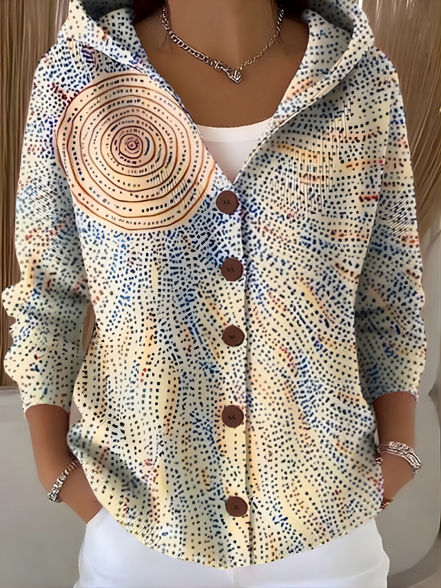 Gillian™ | Artistic Warm Long Cardigan