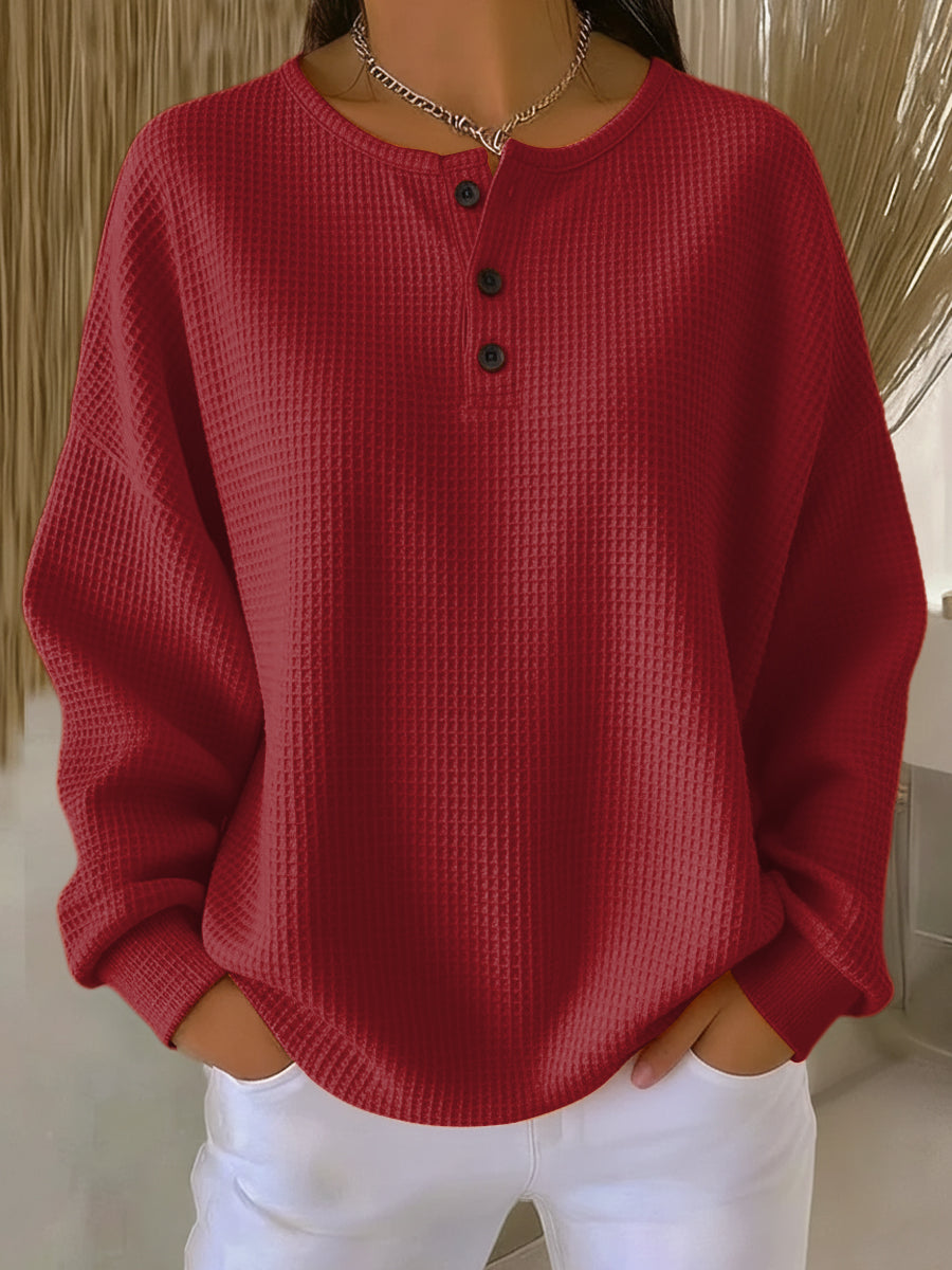 Bristol™ | Cozy Waffle Knit Henley