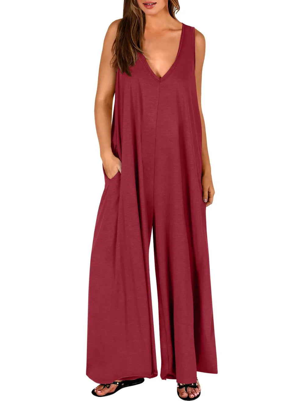 Nella™ | Comfy V-Neck Jumpsuit