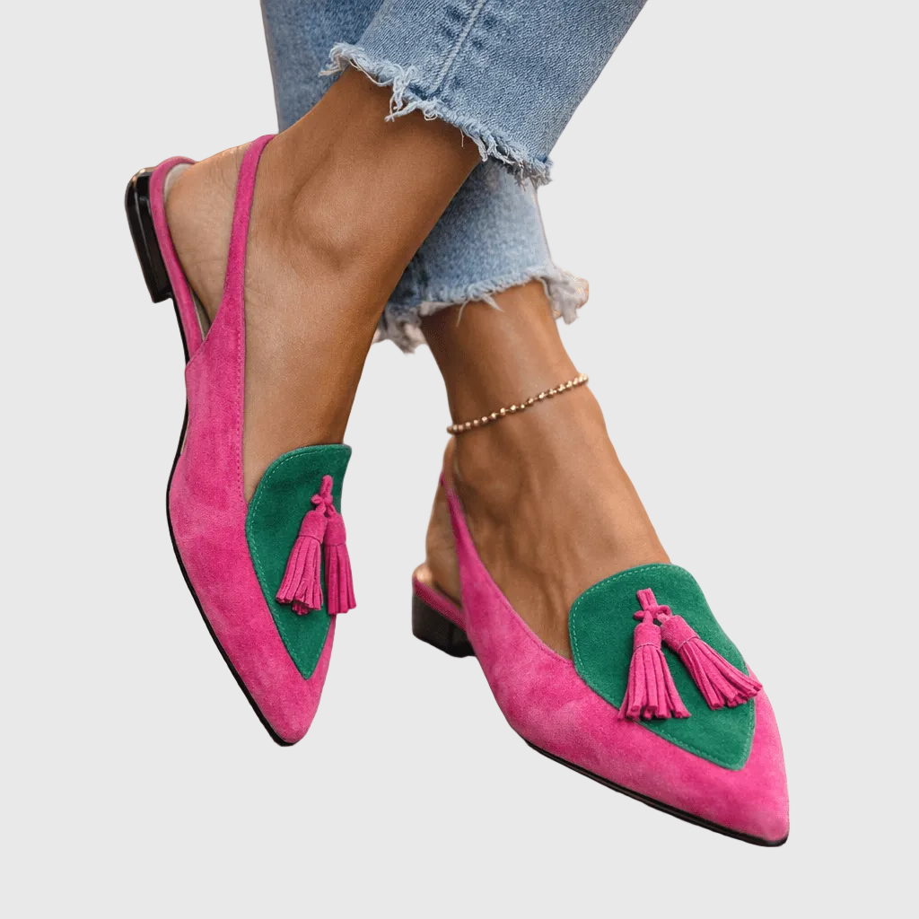 Dorotea™ | Elegant Tassel Slingback Flats