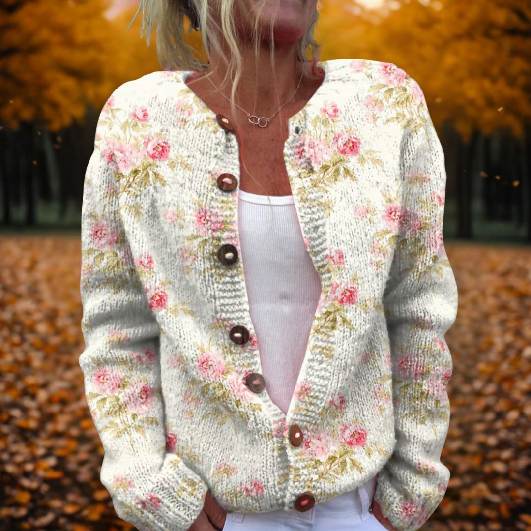 Lyanna™ | - Flower Art Cardigan