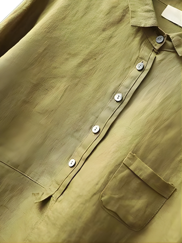 Stella™ | Women's Linen Long Sleeve Shirt