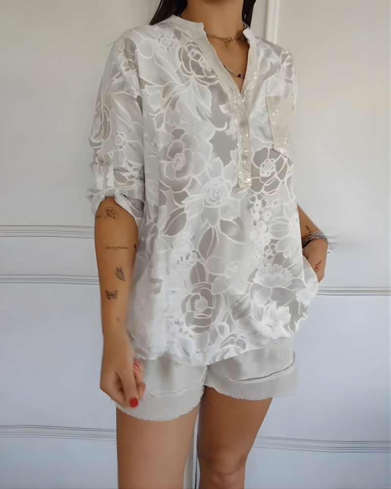 Holly™ | Floral Print Blouse