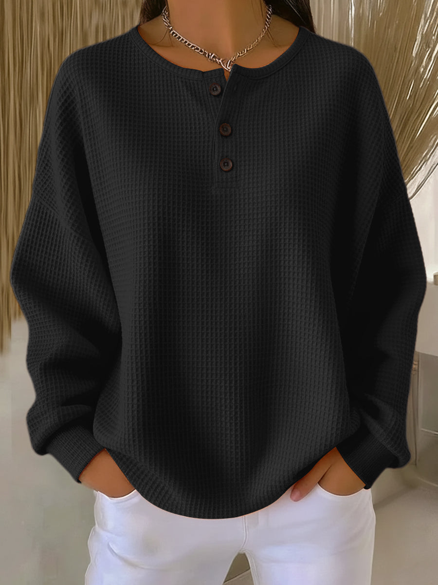 Bristol™ | Cozy Waffle Knit Henley
