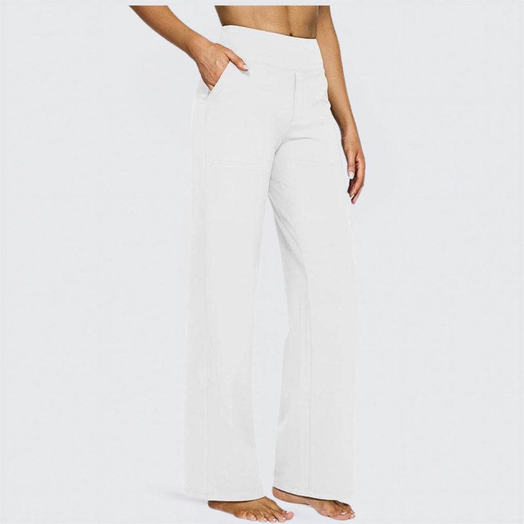 WHITNEY™ | - Comfortable High-Waist Wide Leg Pants for Yoga and Outdoor Fun
