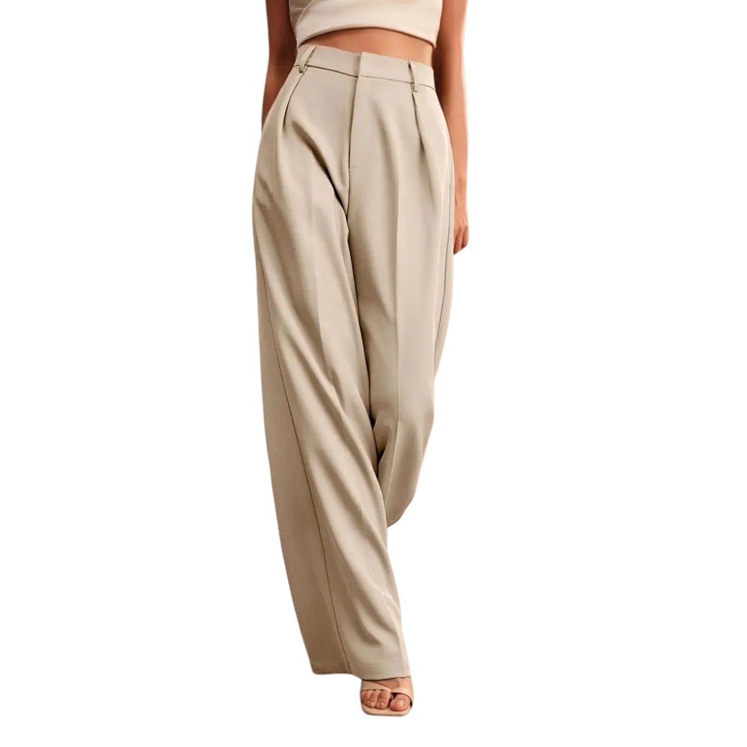 WREN™ | – Relaxed High-Waist Wide Leg Trousers