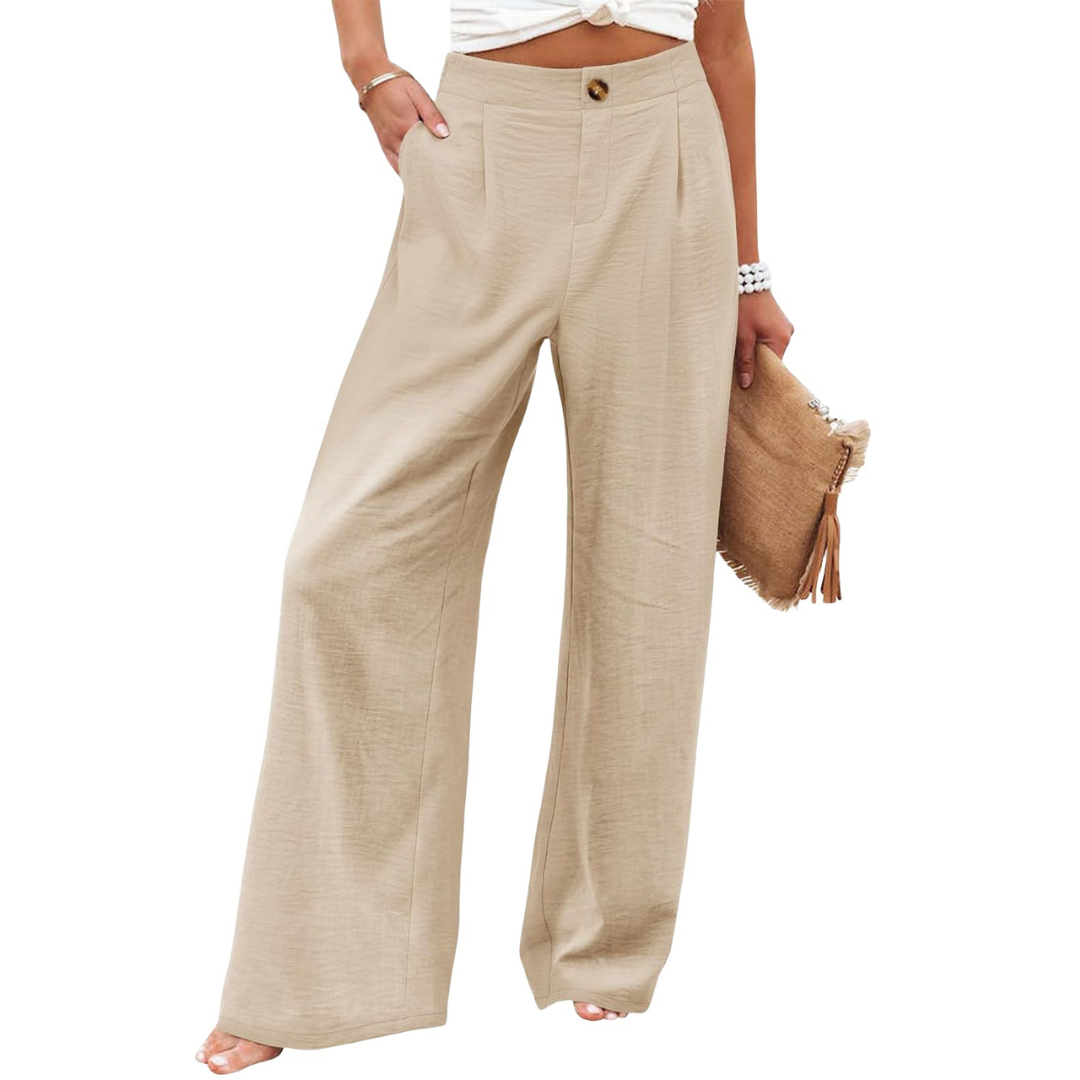 PERNILLE™ | – Relaxed High-Waist Wide Leg Trousers