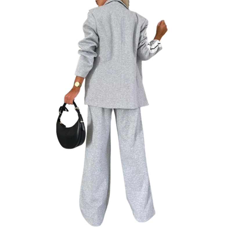 ZORA™ | – Casual Striped Two-Piece Set