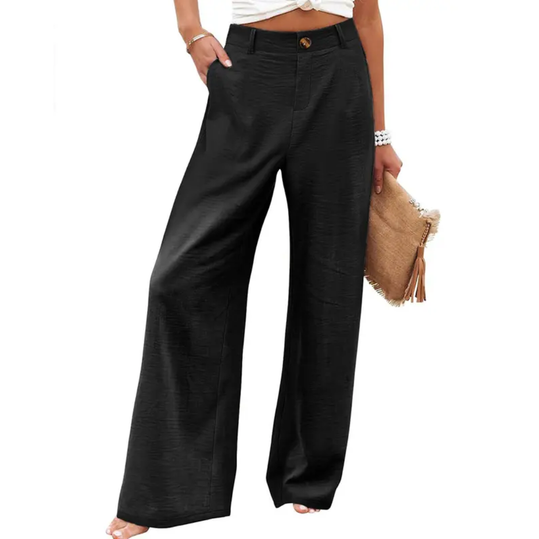 PERNILLE™ | – Relaxed High-Waist Wide Leg Trousers