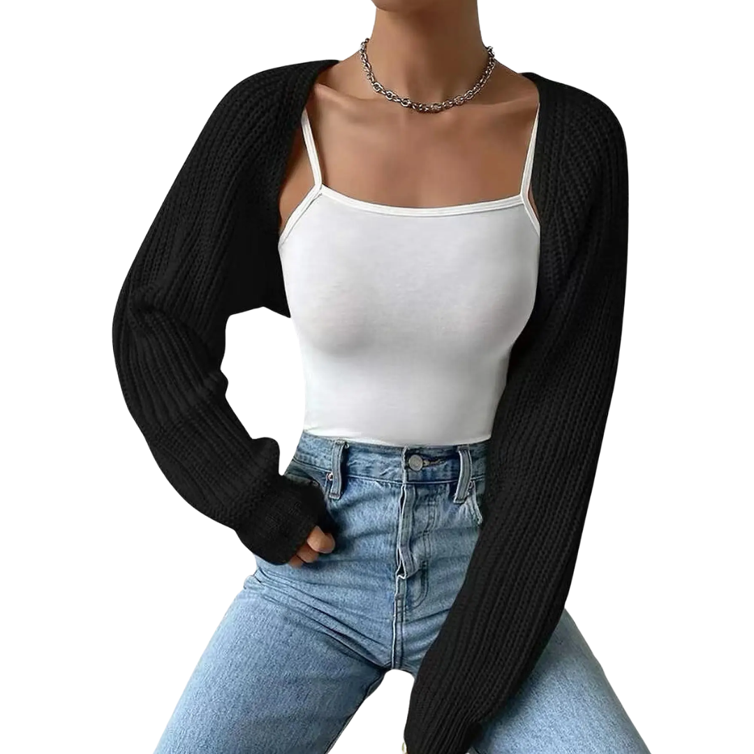BRIXIE™ | – Relaxed Raglan Crop Cardigan
