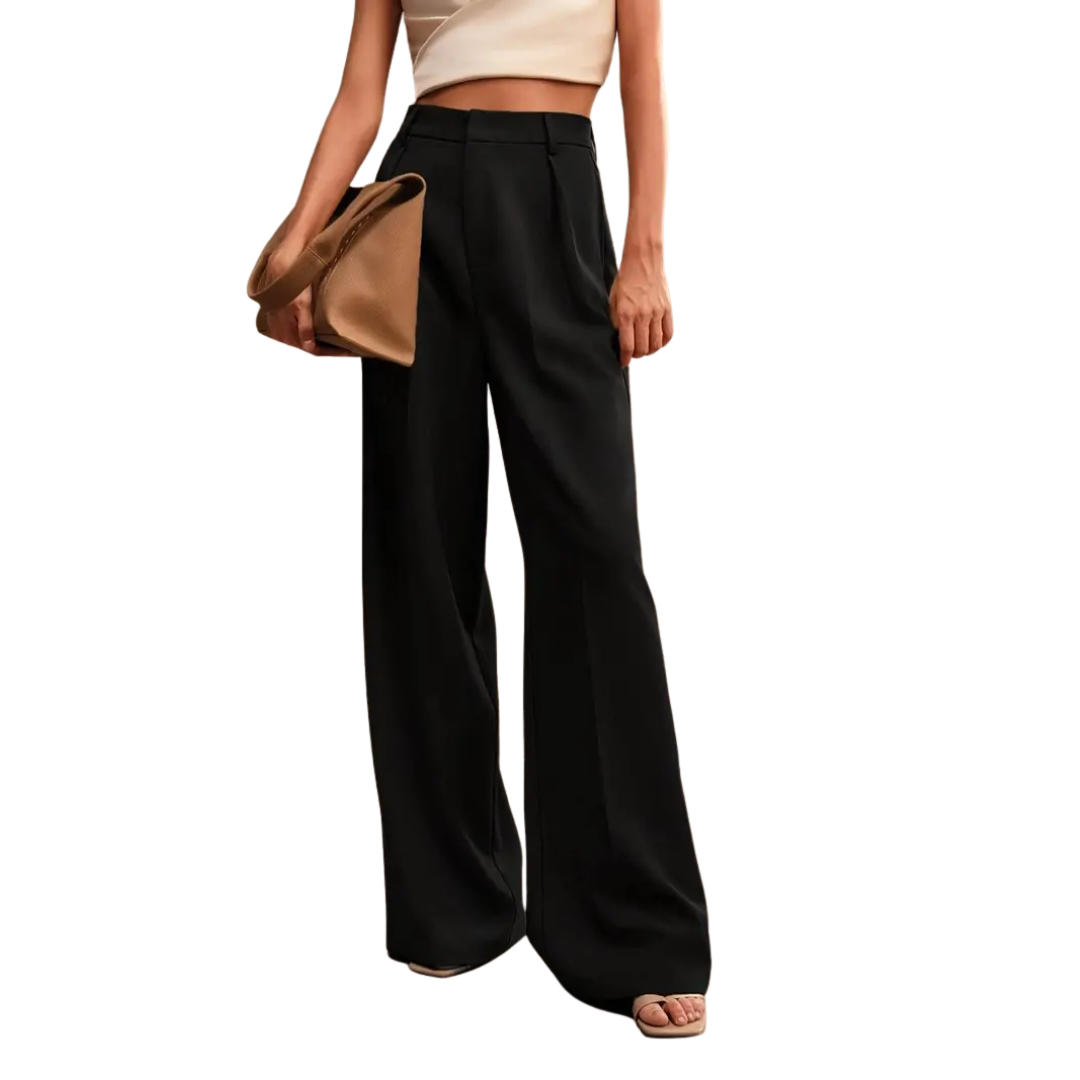 WREN™ | – Relaxed High-Waist Wide Leg Trousers