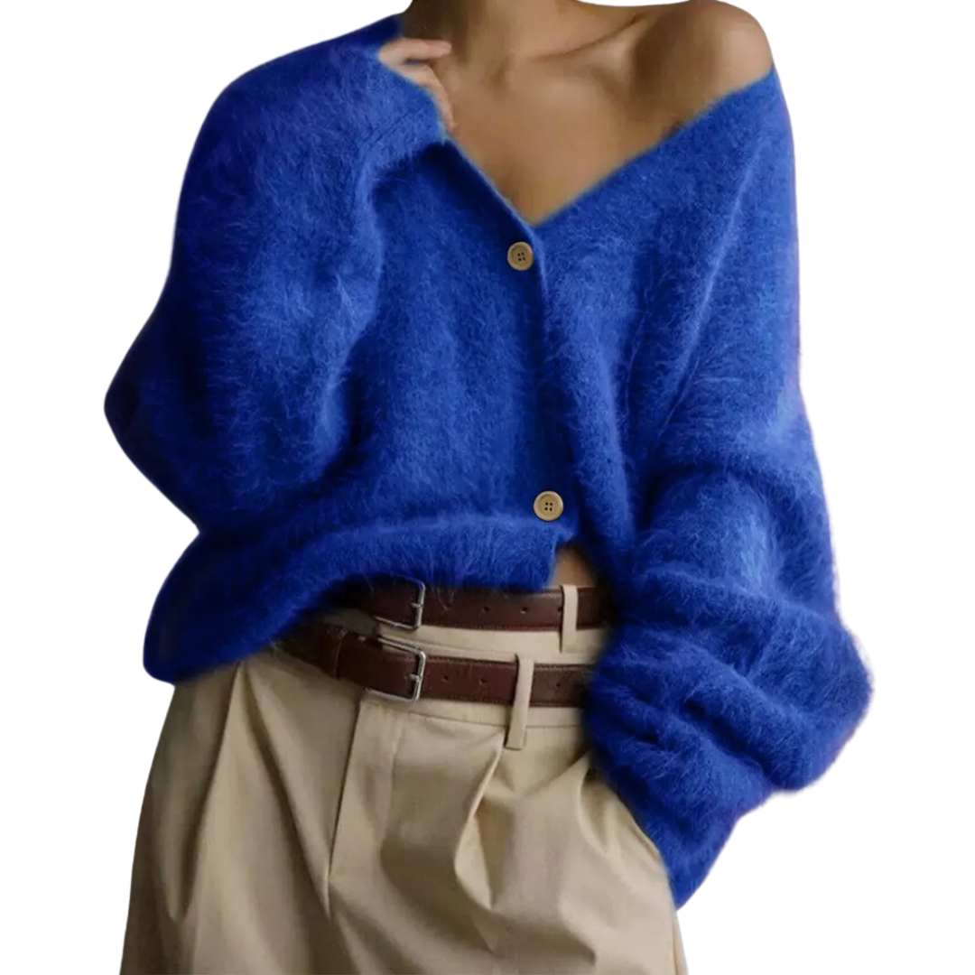 BRISEIS™ | – Cozy V-Neck Button Cardigan