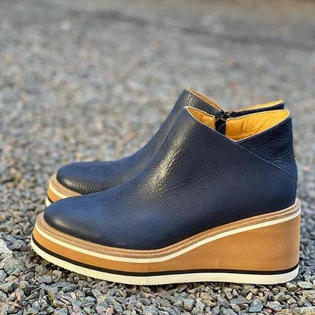 Kamala™ | Casual Wedge Ankle Boots
