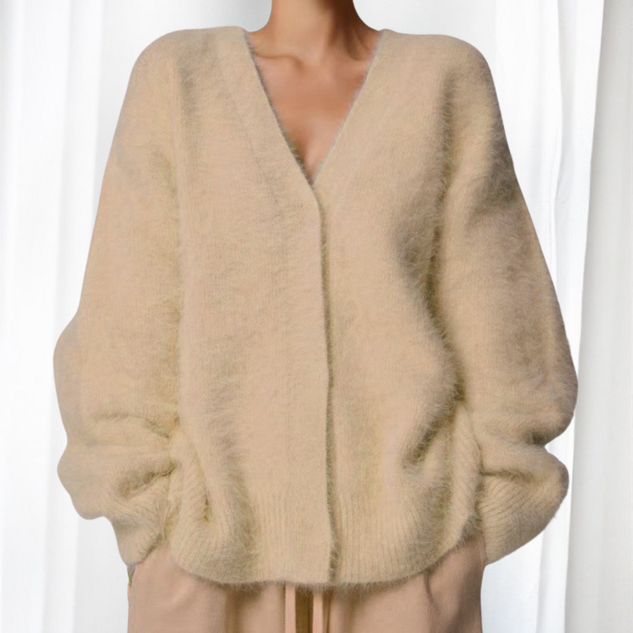 QUINCY™ | - Comfy Button Front Drop Shoulder Cardigan