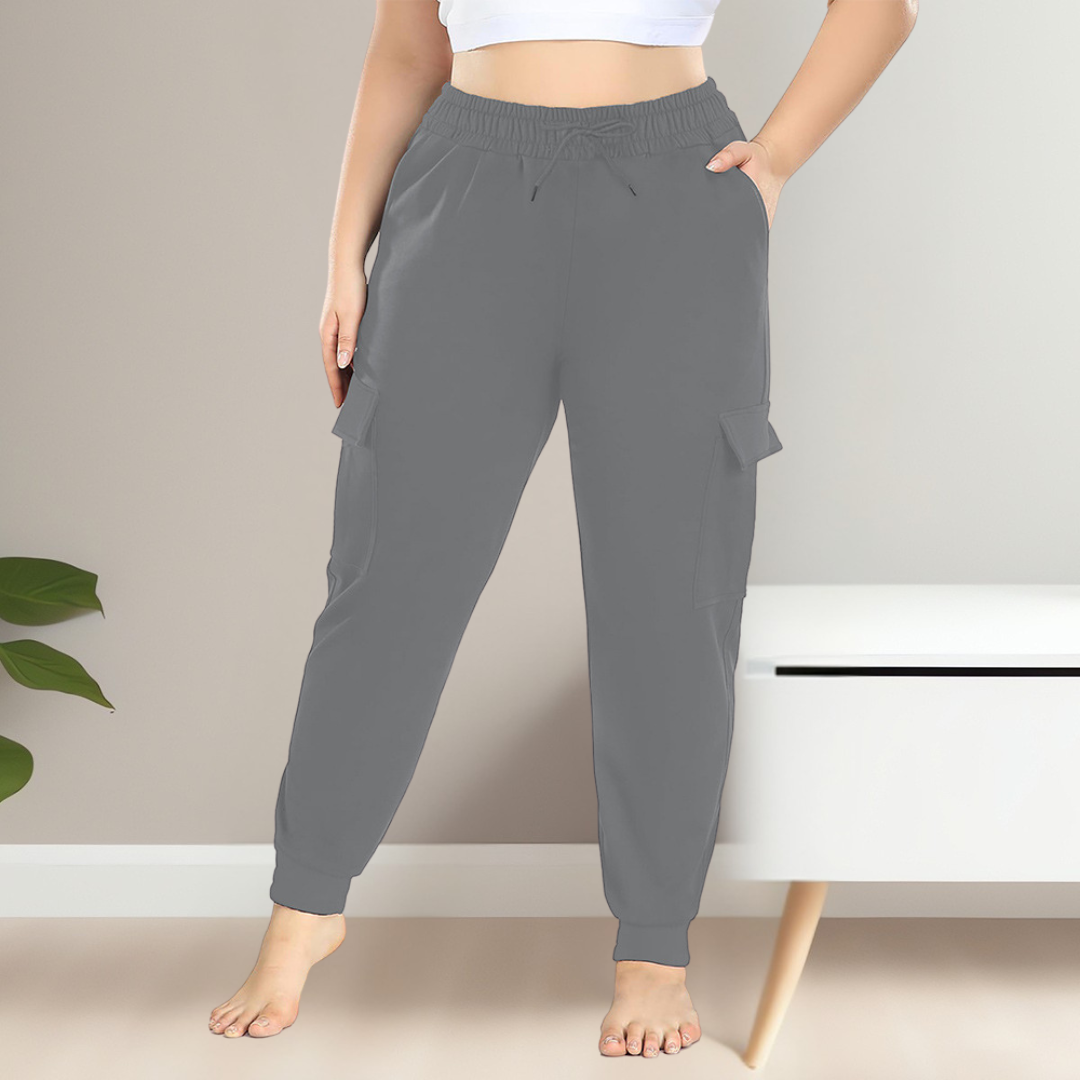 XEXILIA™ | - Casual Plus Size Waist Cargo Pants