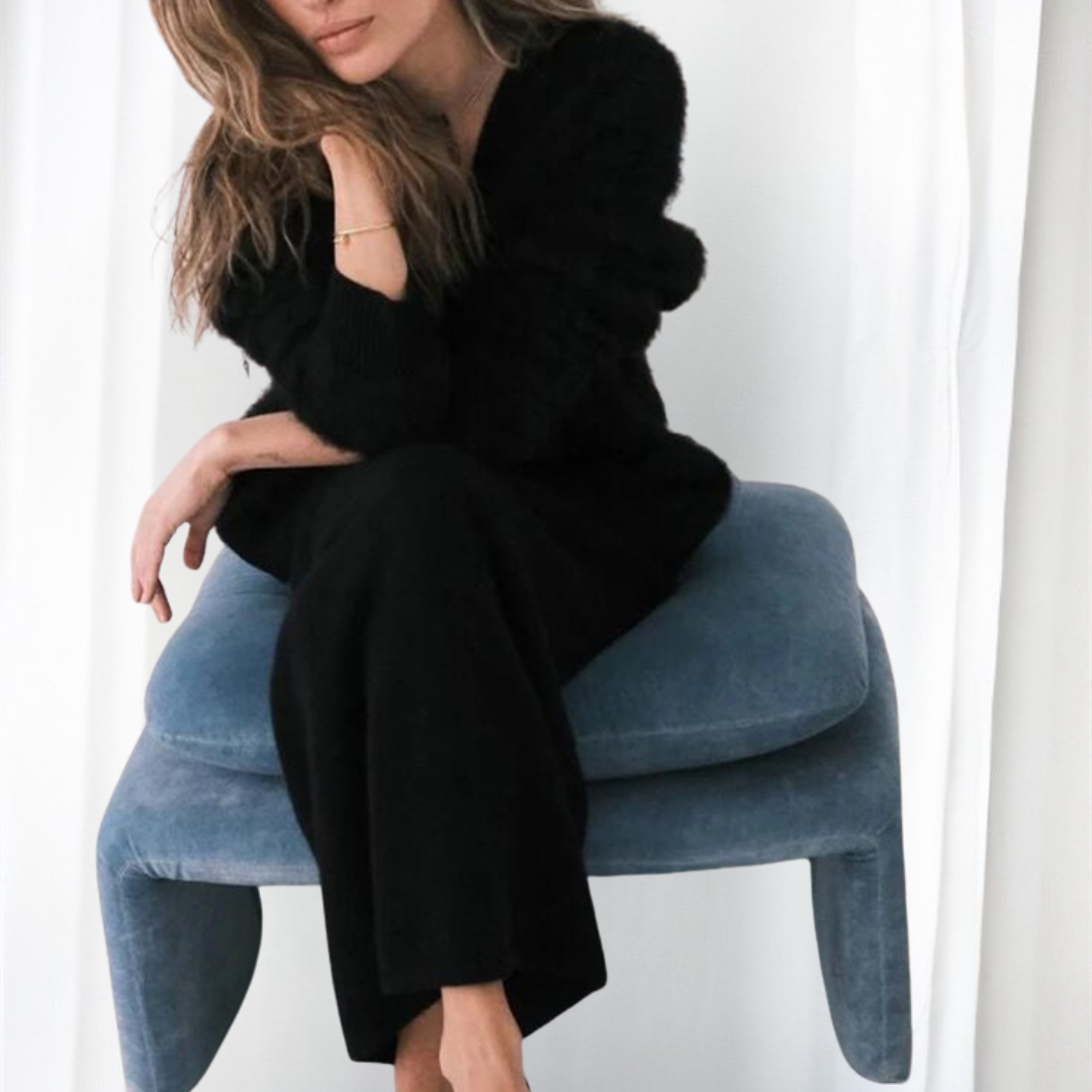 QUINCY™ | - Comfy Button Front Drop Shoulder Cardigan