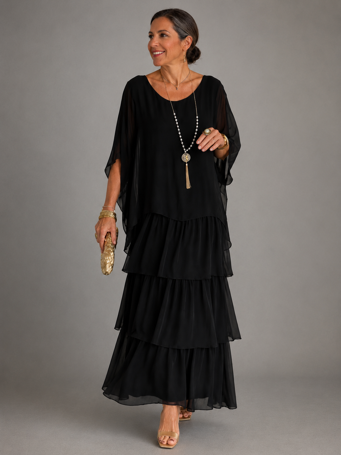 Vanessa™ | Elegant Flowing Maxi Dress