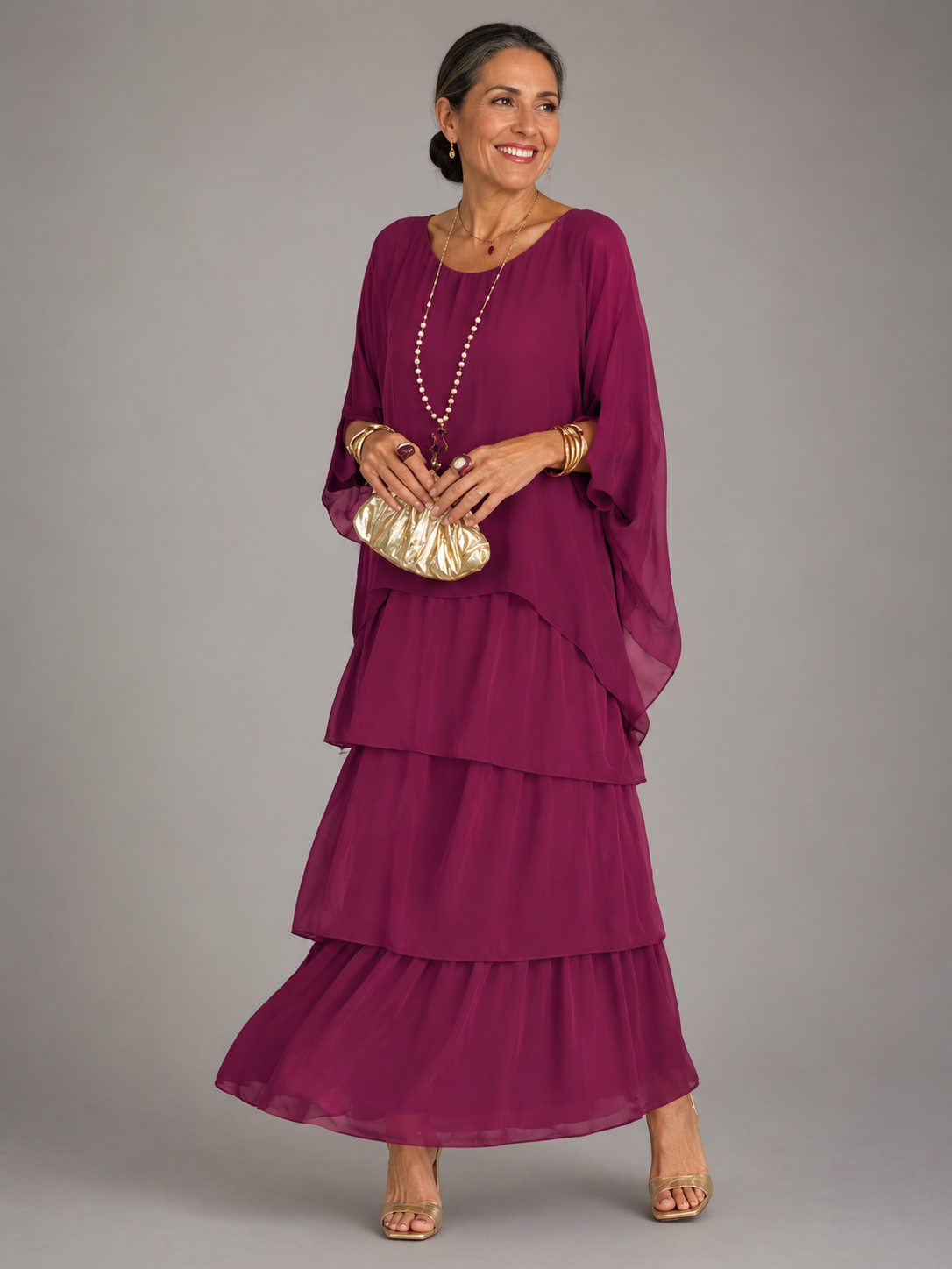 Vanessa™ | Elegant Flowing Maxi Dress