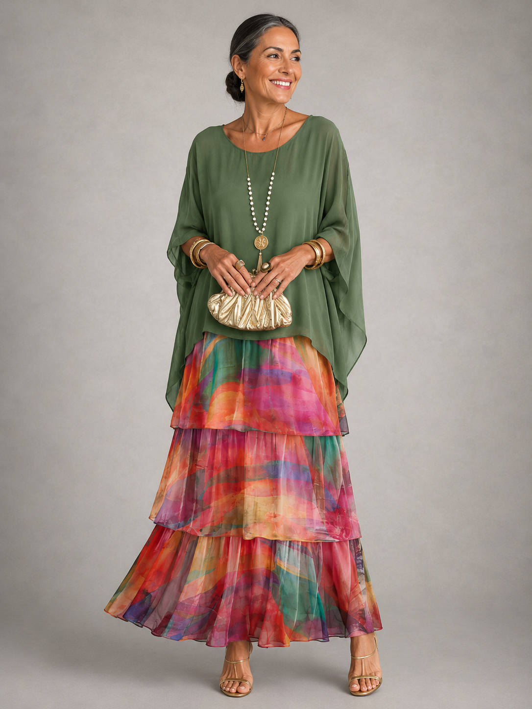 Vanessa™ | Elegant Flowing Maxi Dress