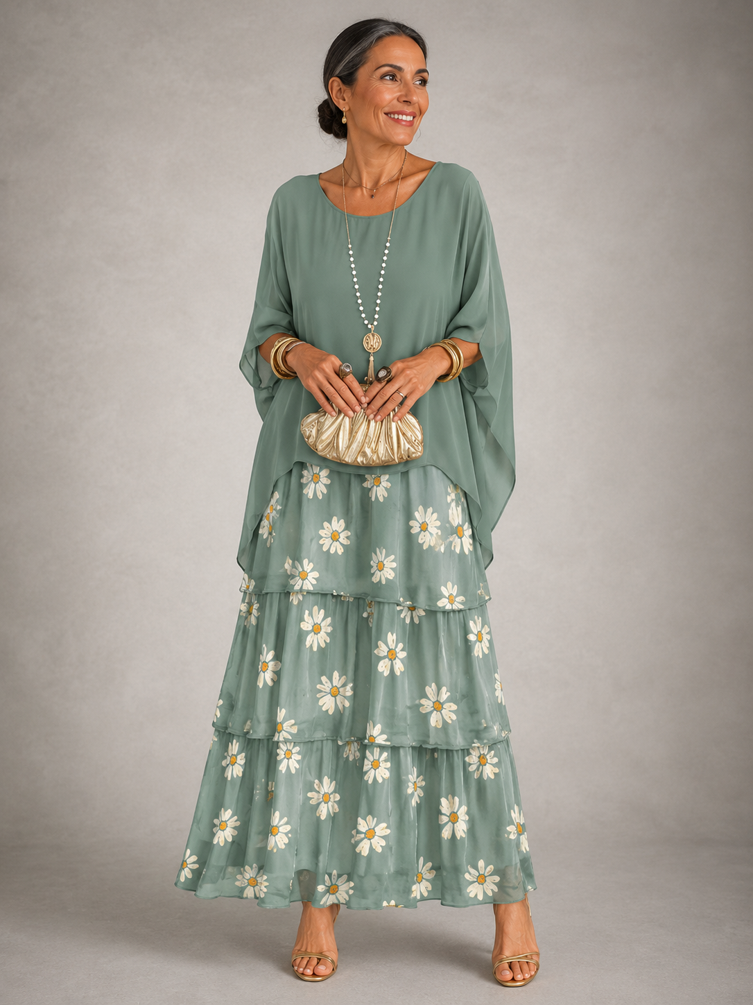 Vanessa™ | Elegant Flowing Maxi Dress