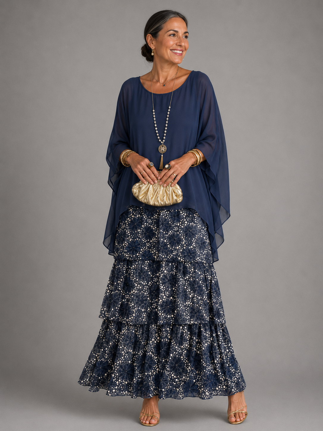 Vanessa™ | Elegant Flowing Maxi Dress