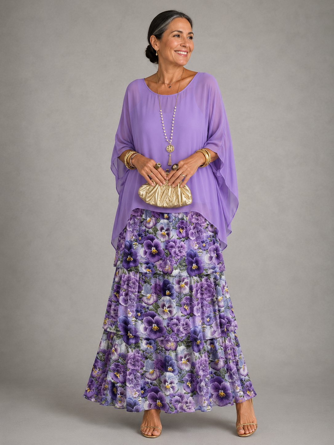 Vanessa™ | Elegant Flowing Maxi Dress