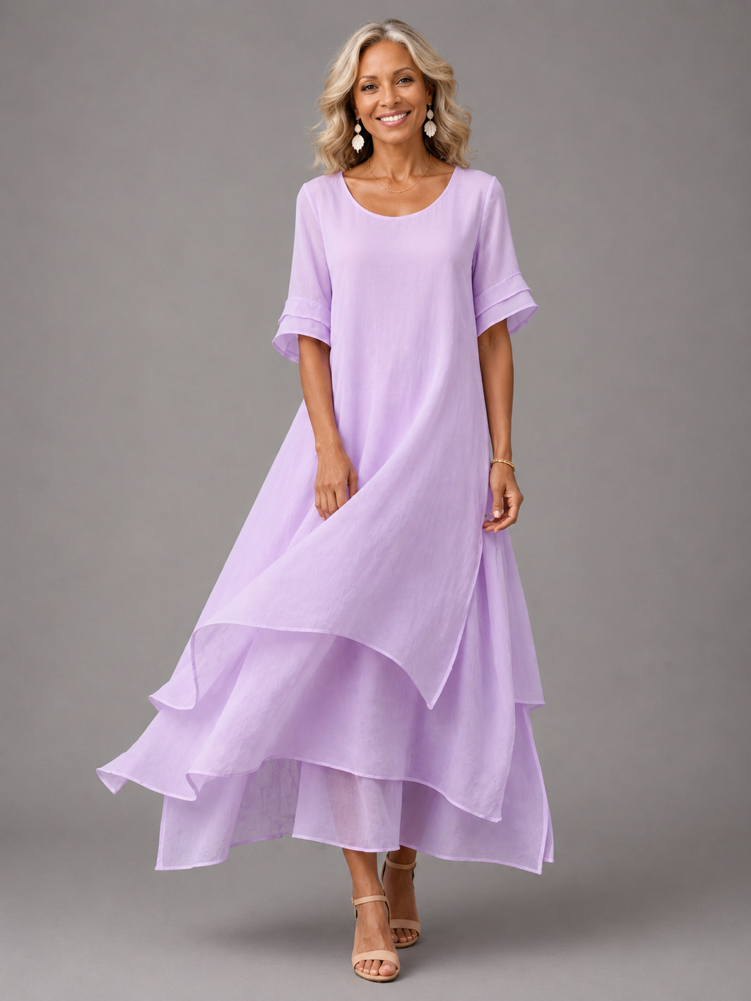 Olive™ | Flowing Grace Maxi Dress