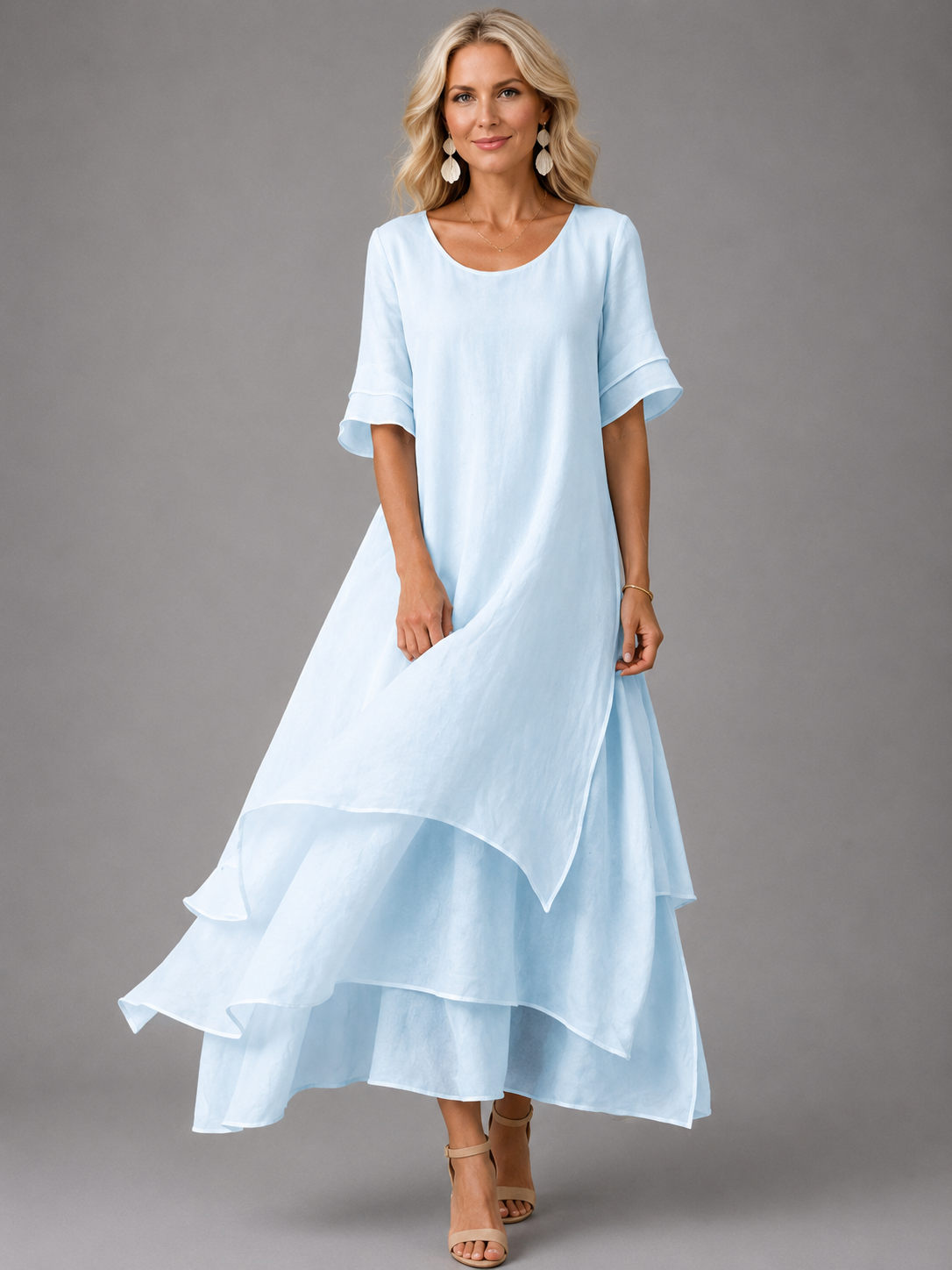 Olive™ | Flowing Grace Maxi Dress