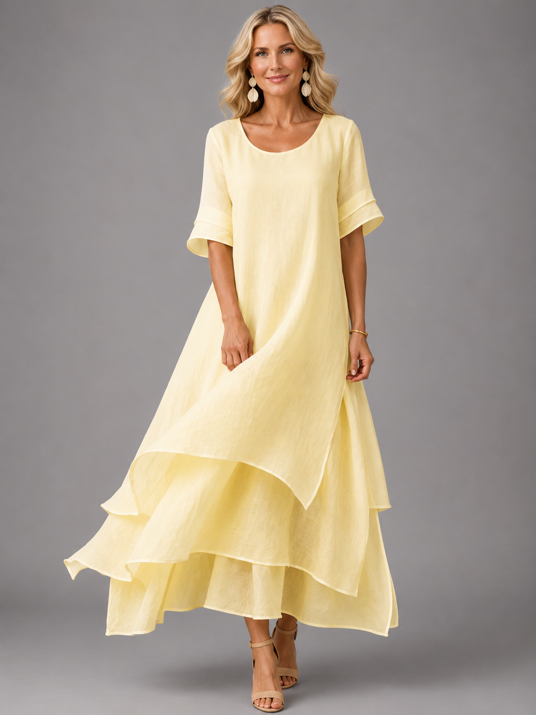 Olive™ | Flowing Grace Maxi Dress