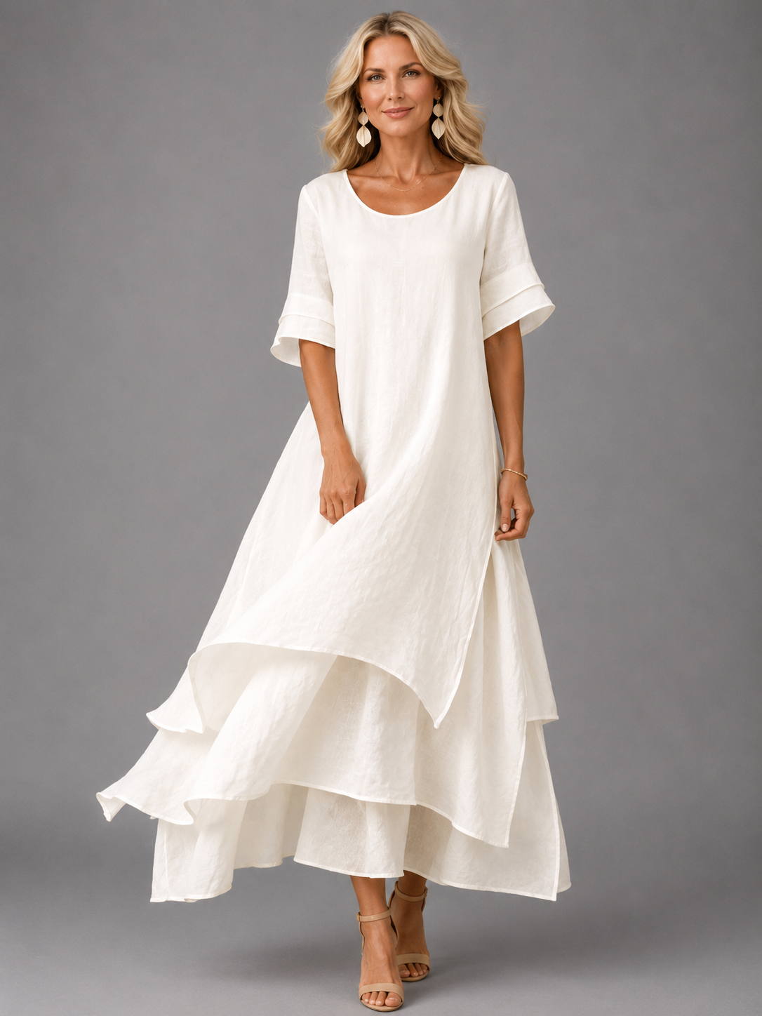 Olive™ | Flowing Grace Maxi Dress