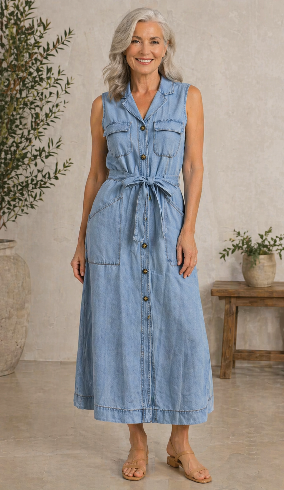 Shelby™ | Denim Dress