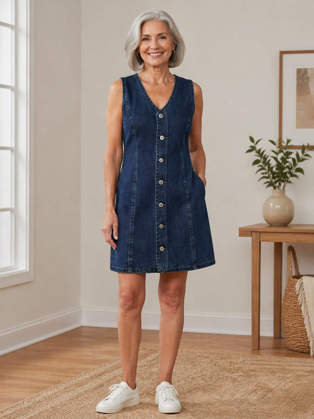 Chana™ | Denim Mini Dress