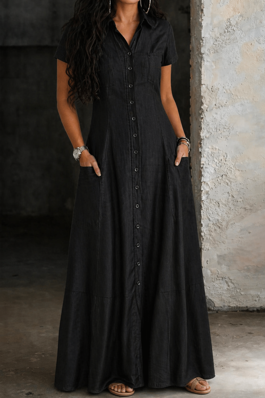 Azariah™ | Long Denim Dress