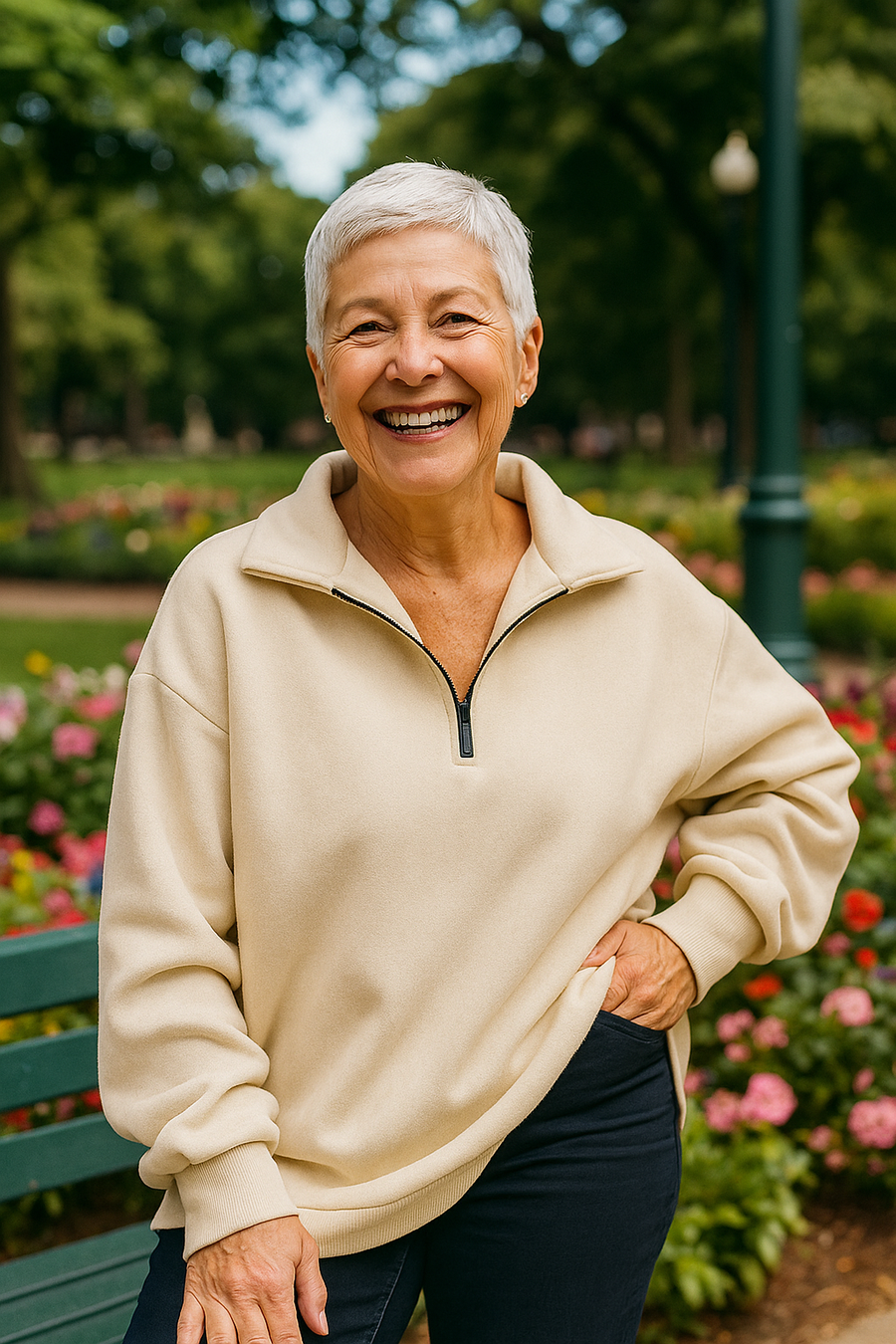 Estelle™ | Quarter-Zip Knit Pullover