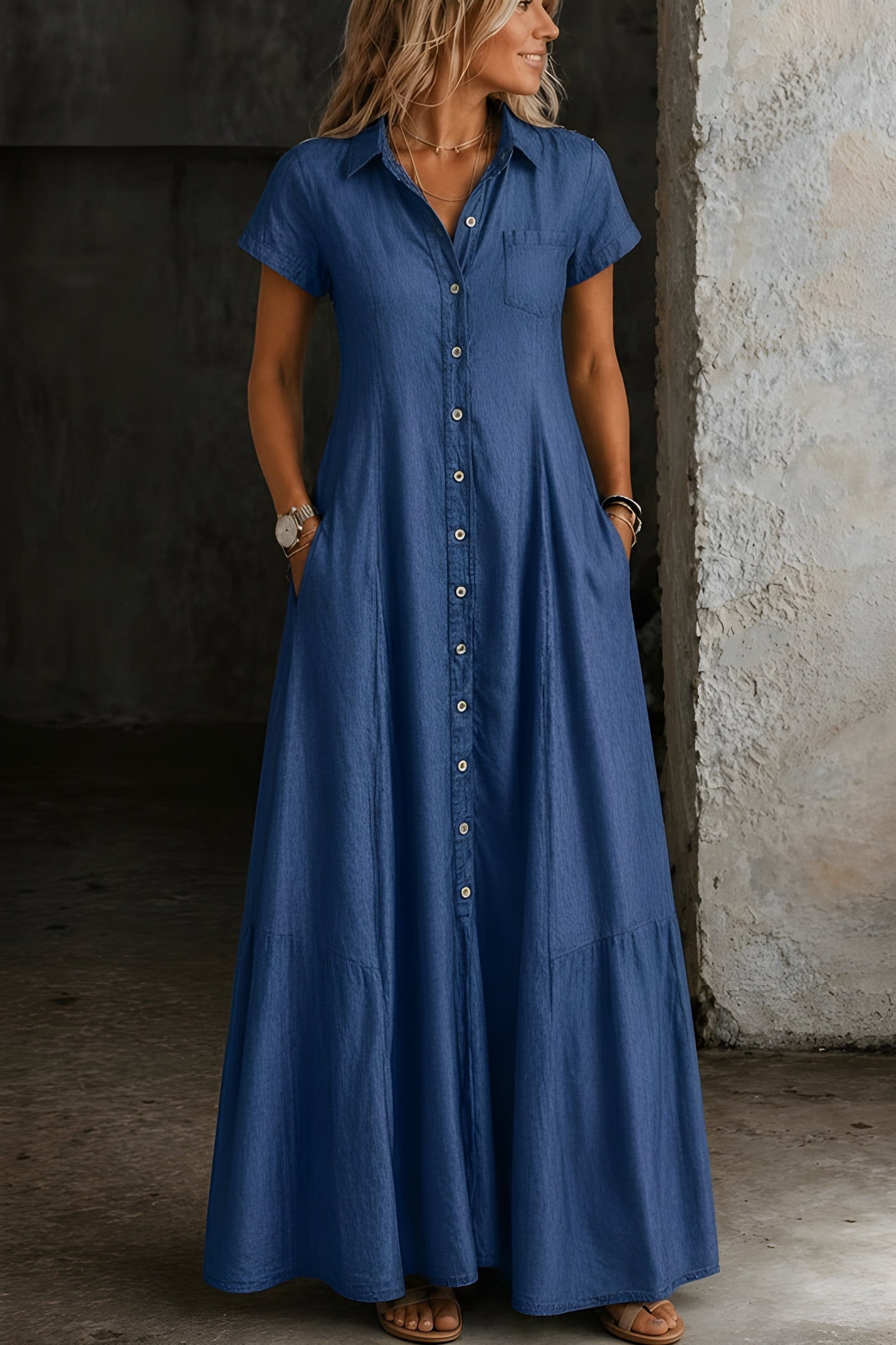 Lakelyn™ | Long Denim Dress