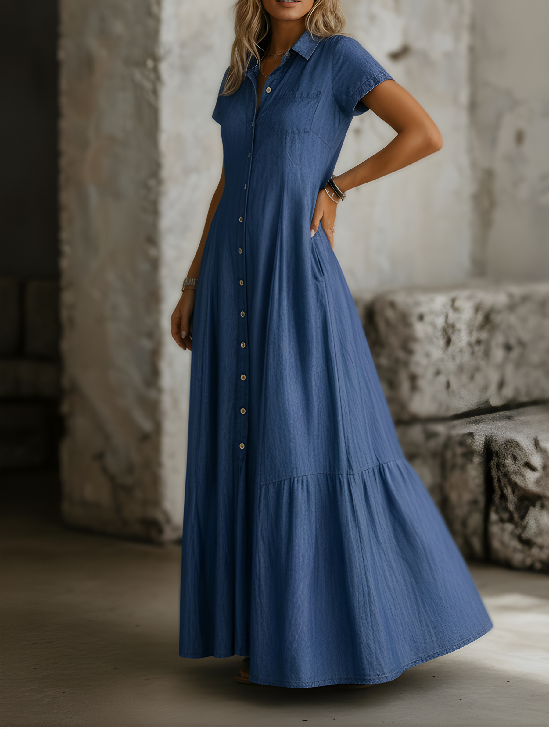Lakelyn™ | Long Denim Dress