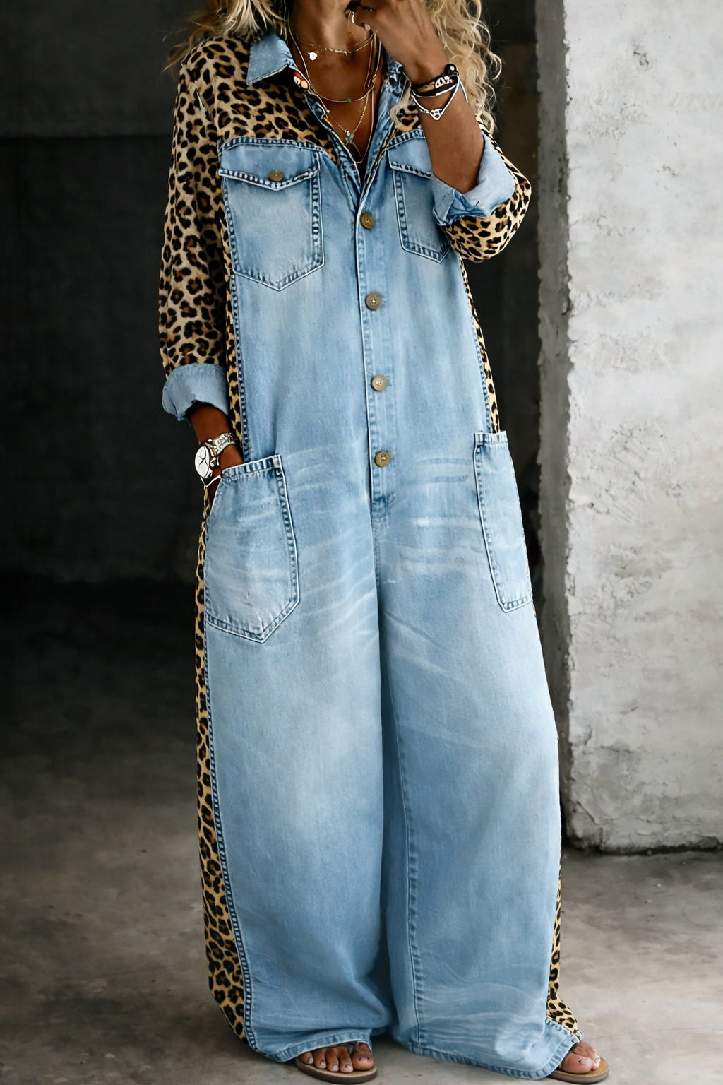Heidi™ | One Piece Shirt Jumpsuit