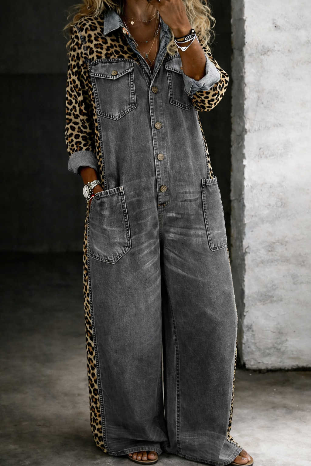 Heidi™ | One Piece Shirt Jumpsuit