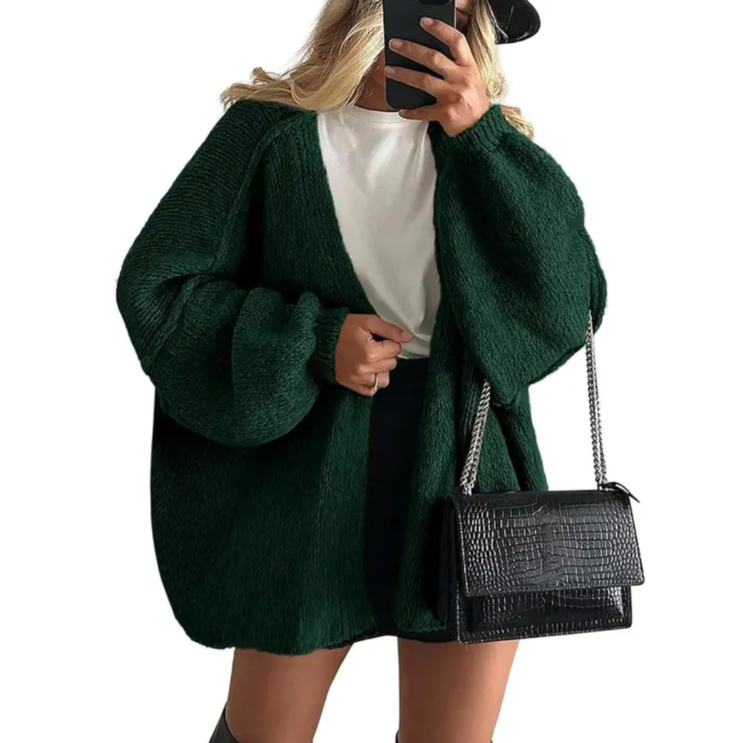 WRENLEY™ | – Cozy Oversized Open Front Cardigan Sweater