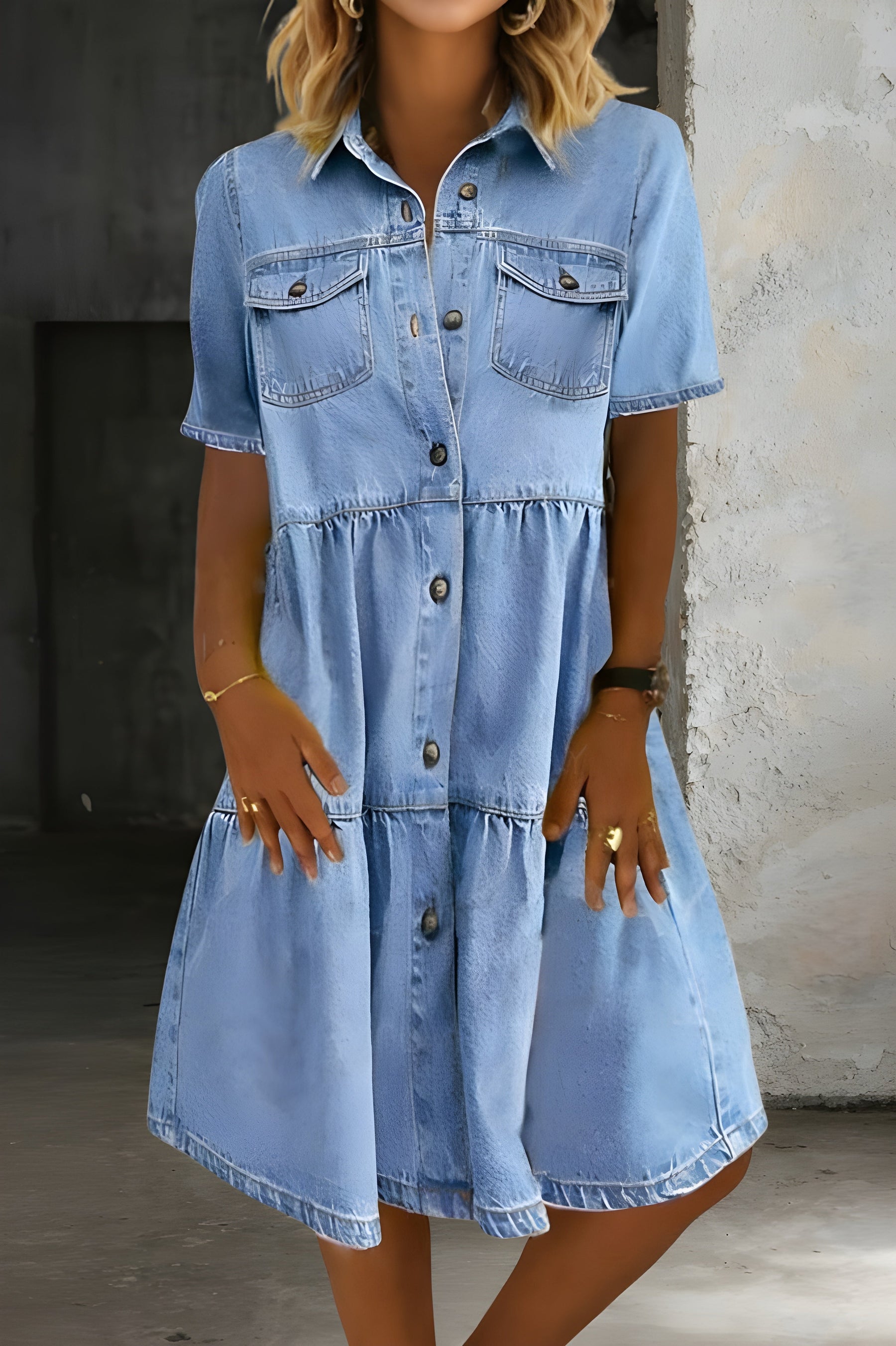 Aleena™ | Casual Elegant Denim Dress