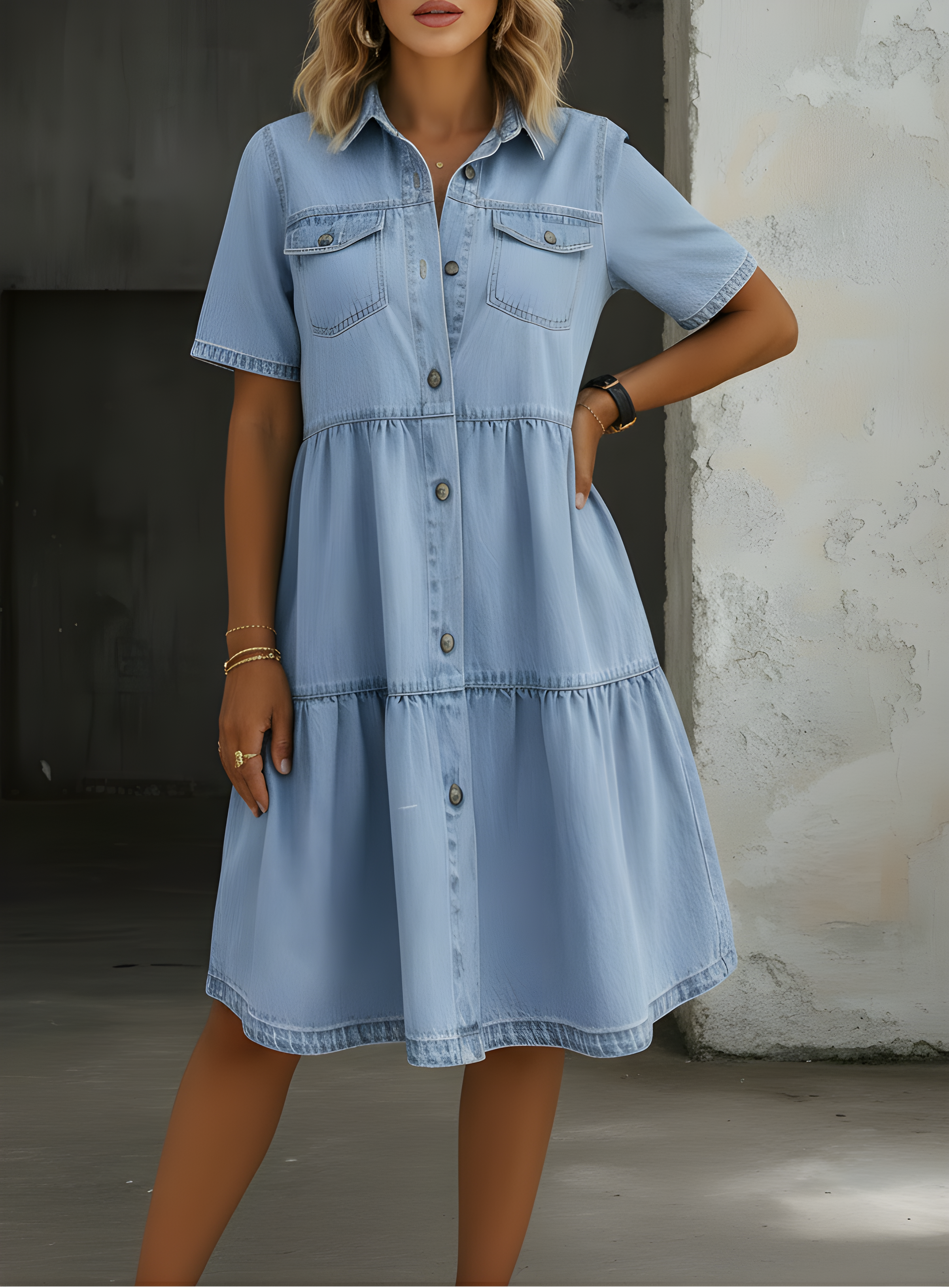 Aleena™ | Casual Elegant Denim Dress