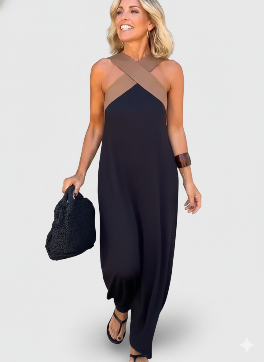 Ruby™ | Breathable Crossed Maxi Dress