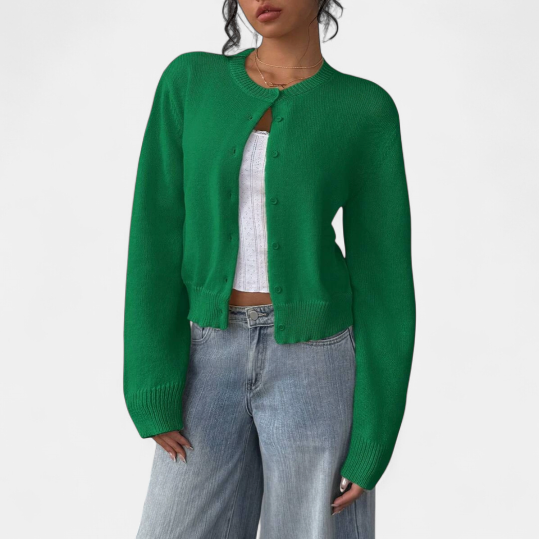 FABLE™ | – Cozy Button-Front Knit Cardigan