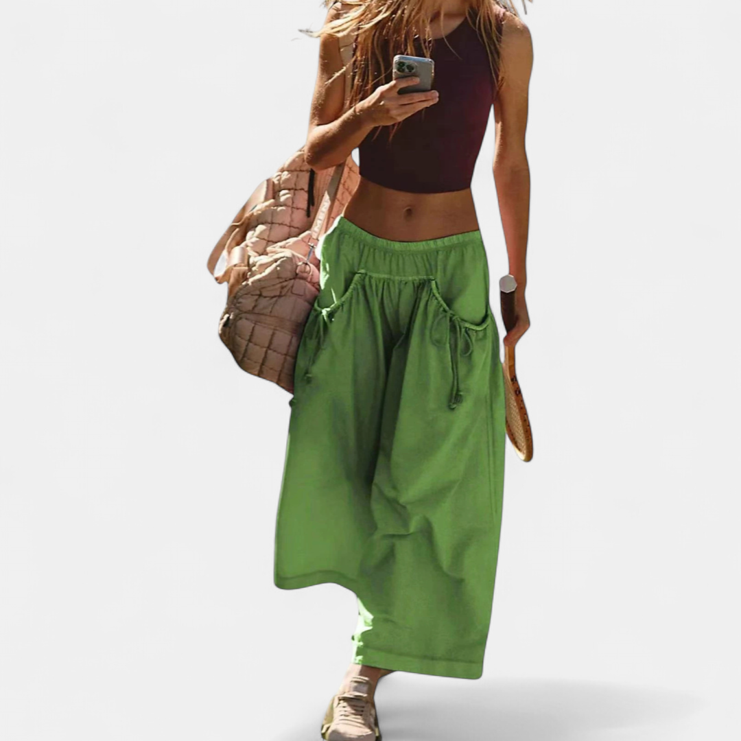 TIMBER™ | – Relaxed Wide Leg Drawstring Pants
