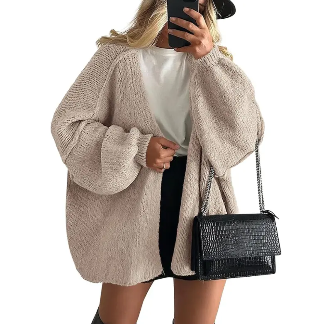 WRENLEY™ | – Cozy Oversized Open Front Cardigan Sweater